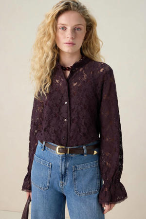 blouse donkerpaars