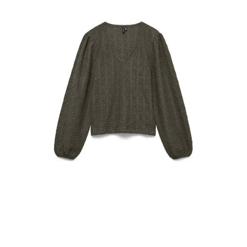 VERO MODA top donkergroen afbeelding