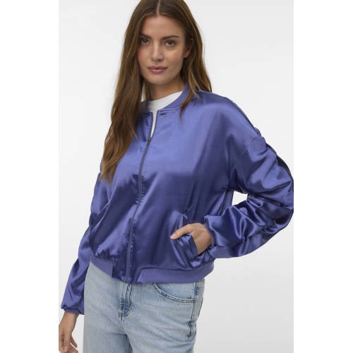 VERO MODA bomberjack paars afbeelding