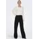 ONLY high waist wide leg jeans black denim