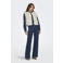 JDY faux fur jas ecru