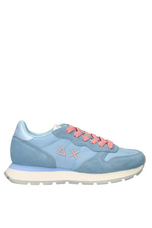Ally Solid Nylon sneakers lichtblauw
