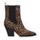 POSH by Poelman enkellaarzen met panterprint beige/zwart