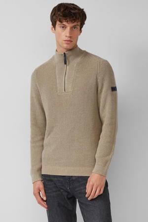 trui grof gebreid beige
