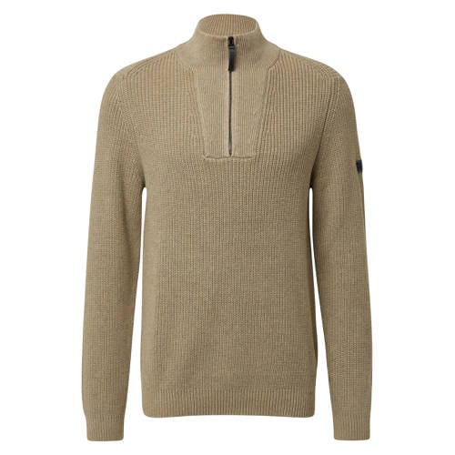 s.Oliver trui grof gebreid beige afbeelding