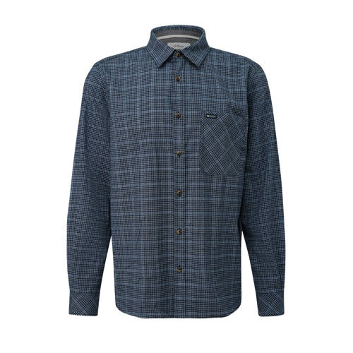 s.Oliver regular casual overhemd blauw afbeelding