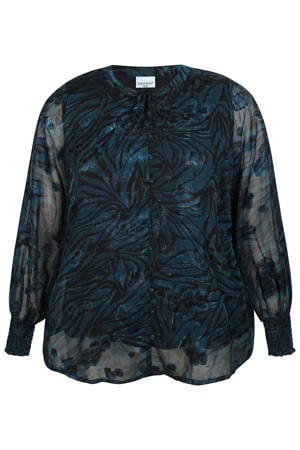 gebloemde blousetop