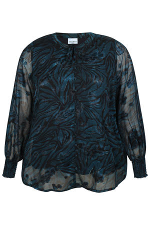 gebloemde blousetop