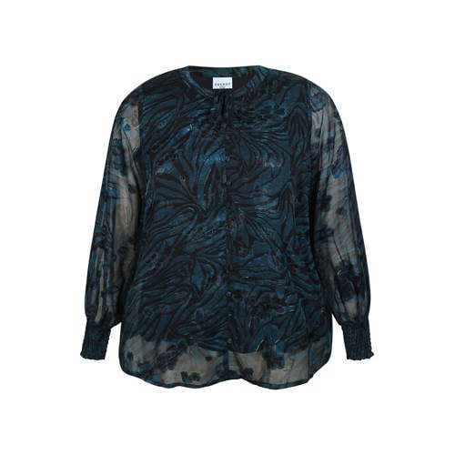 Zhenzi gebloemde blousetop afbeelding
