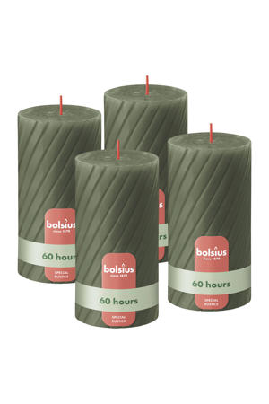 stompkaars Rustiek gedraaid (Ø6,8x13 cm) (set van 4)