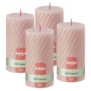 stompkaars Rustiek gedraaid (Ø6,8x13 cm) (set van 4)