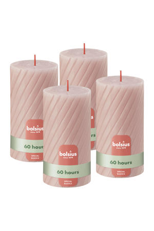 stompkaars Rustiek gedraaid (Ø6,8x13 cm) (set van 4)