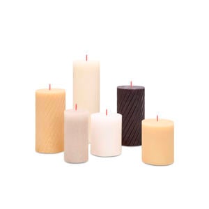 Kaarsen Rustiek Pillow Talk (set van 6)