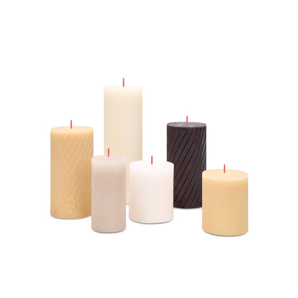 Bolsius Kaarsen Rustiek Pillow Talk (set van 6)