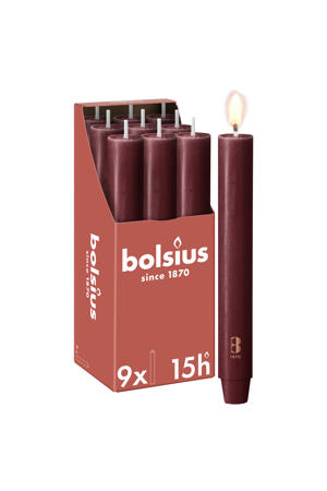 brede dinerkaars (Ø3x23 cm) (set van 9)