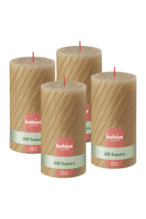 stompkaars Rustiek gedraaid  (Ø6,8x13 cm) (set van 4)