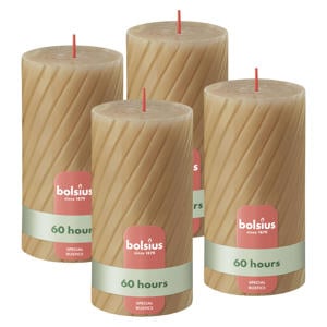 stompkaars Rustiek gedraaid (Ø6,8x13 cm) (set van 4)
