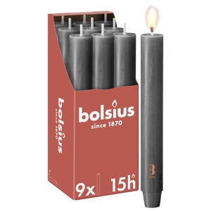 brede dinerkaars (Ø3x23 cm) (set van 9)