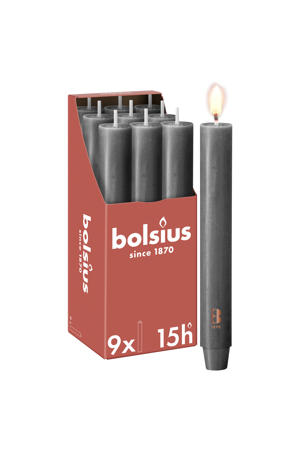 brede dinerkaars (Ø3x23 cm) (set van 9)