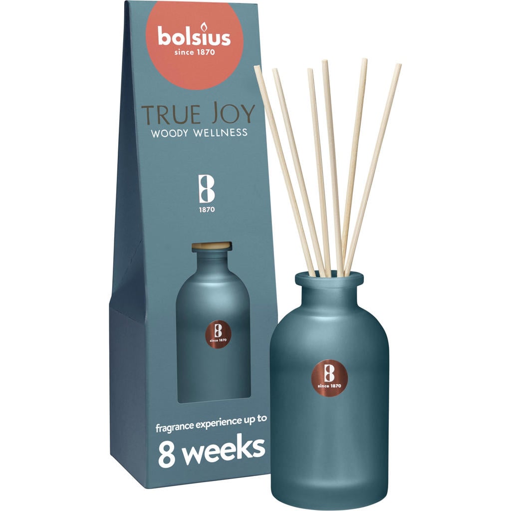 Bolsius geurstokjes True Joy - Woody Wellness - 80 ml