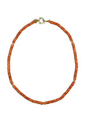 gold plated ketting Tommy oranje