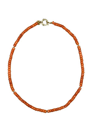 gold plated ketting Tommy oranje