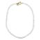 Bonnie Studios gold plated ketting met parels Boris