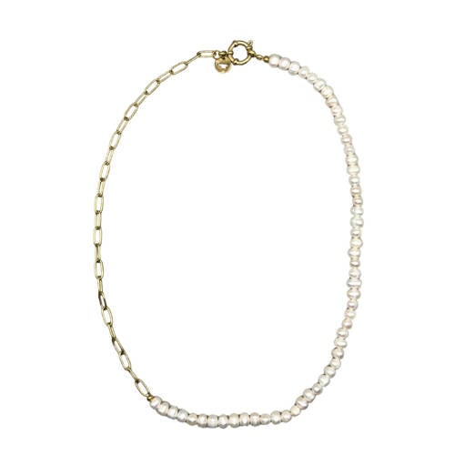 Bonnie Studios gold plated ketting met parels Flint afbeelding