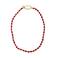 Bonnie Studios gold plated ketting Tommy Wild rood