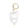 Bonnie Studios gold plated hanger Big Baroque Pearl