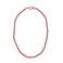 Bonnie Studios gold plated ketting Tommy Coral rood