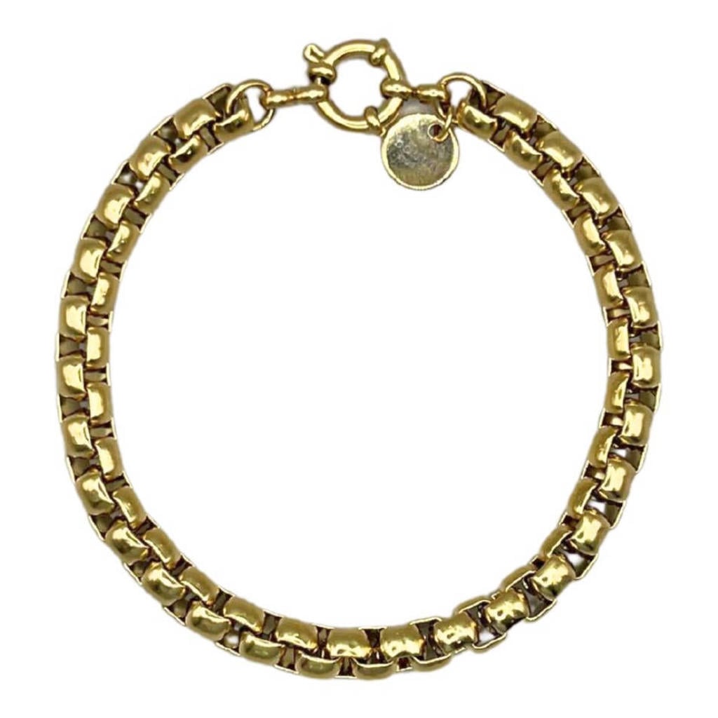 Bonnie Studios gold plated armband Golden Chain