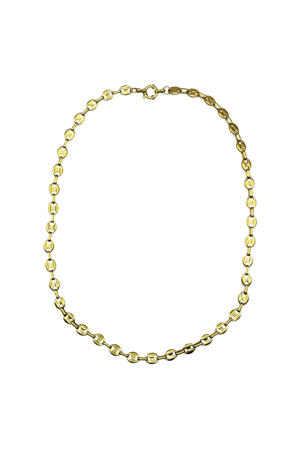 gold plated ketting Bean Small