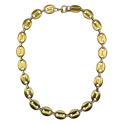 Bonnie Studios gold plated ketting Bean Big afbeelding