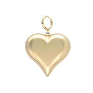 gold plated hanger Heart