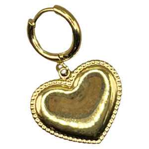 gold plated hanger Heart