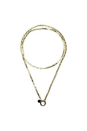 gold plated ketting Long Chain