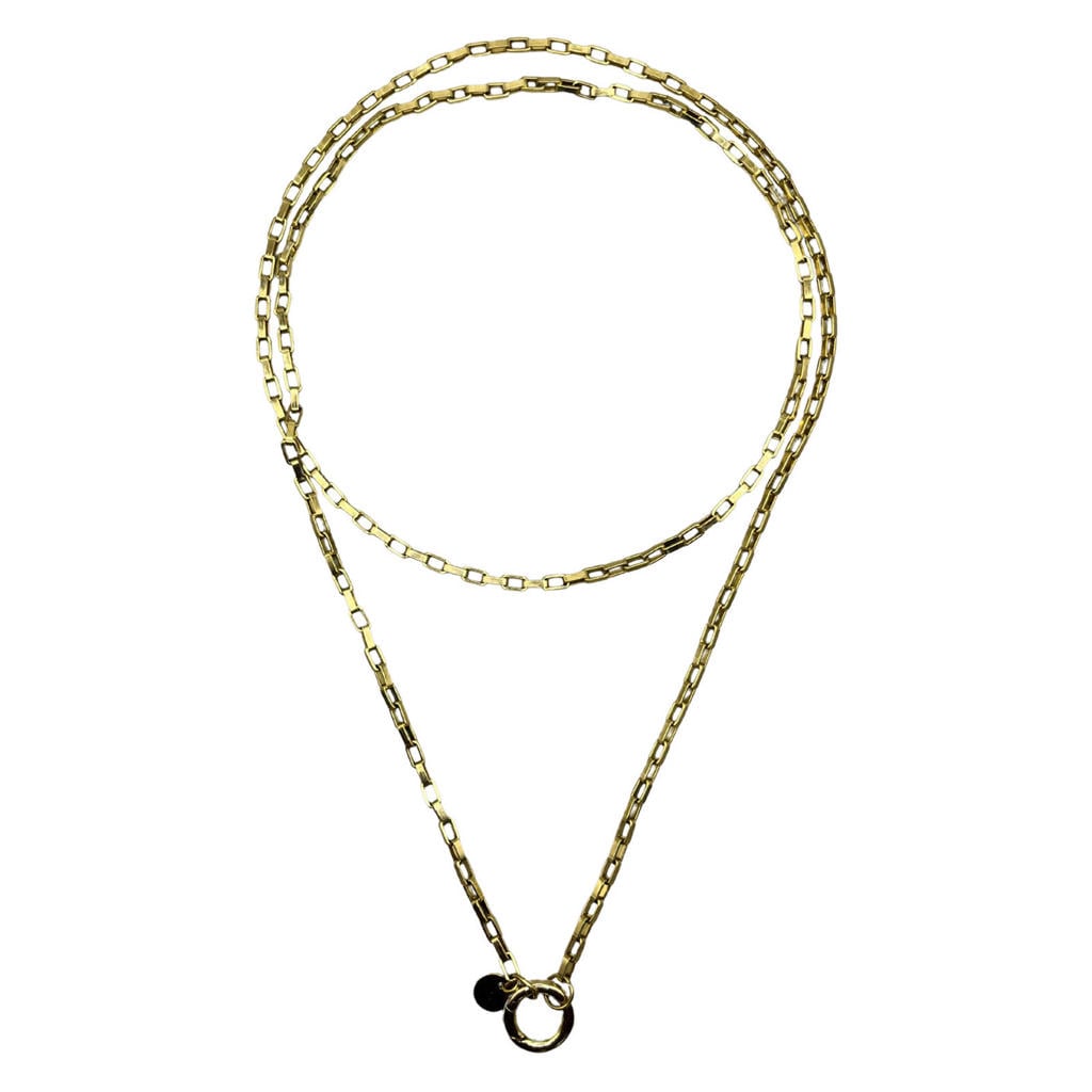 Bonnie Studios gold plated ketting Long Chain