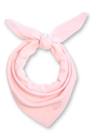 triangle scarf lichtroze