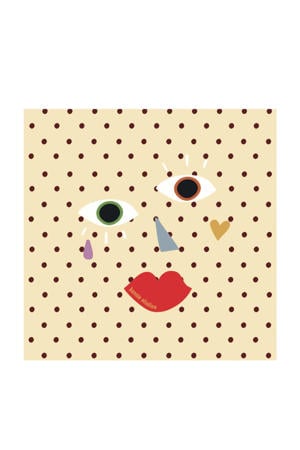 bandana Polka Dot lichtgeel