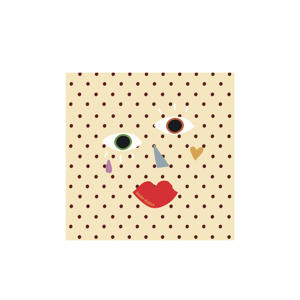 bandana Polka Dot lichtgeel