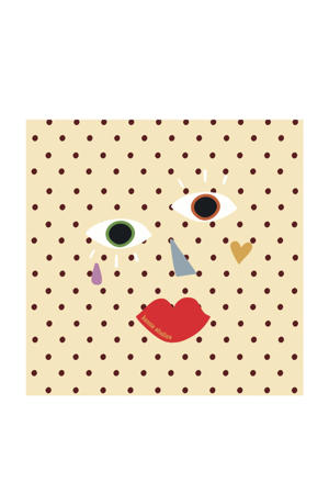 bandana Polka Dot lichtgeel