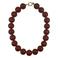 Bonnie Studios gold plated ketting Wilma donkerbruin