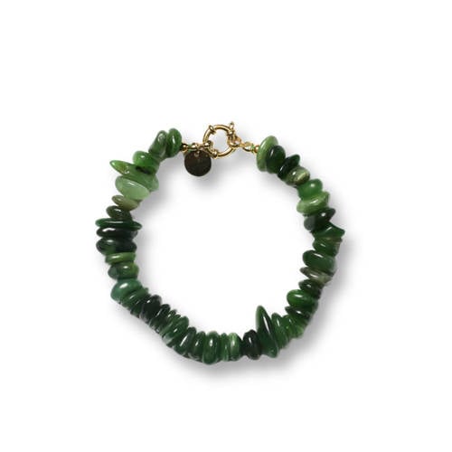 Bonnie Studios gold plated armband Yuyu donkergroen afbeelding