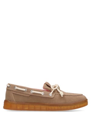 Nixie suède bootschoenen beige