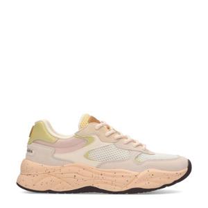 Celest chunky suède sneakers beige/combi