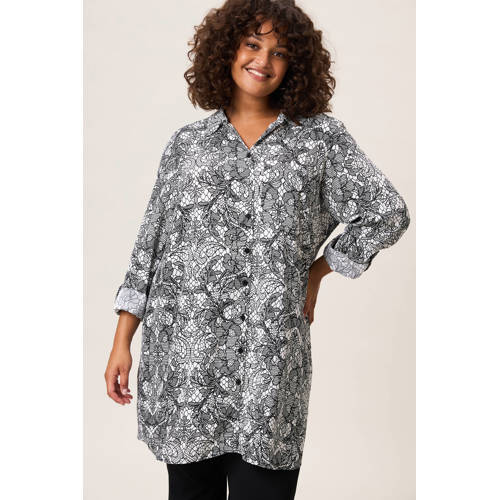 Miss Etam Plus blouse zwart afbeelding