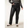 Miss Etam Plus skinny regular waist coated broek zwart