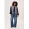 Miss Etam Plus gilet donkerblauw