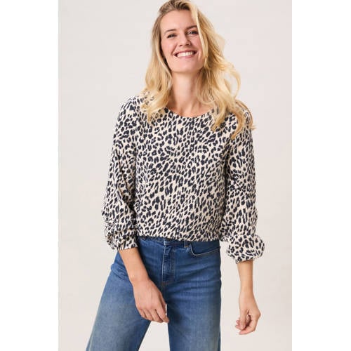 Miss Etam top met panterprint beige afbeelding